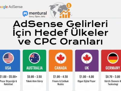 AdSense Gelirleri İçin Hedef Ülkeler ve CPC Oranları