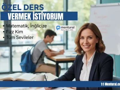 Özel Ders Vermek İstiyorum